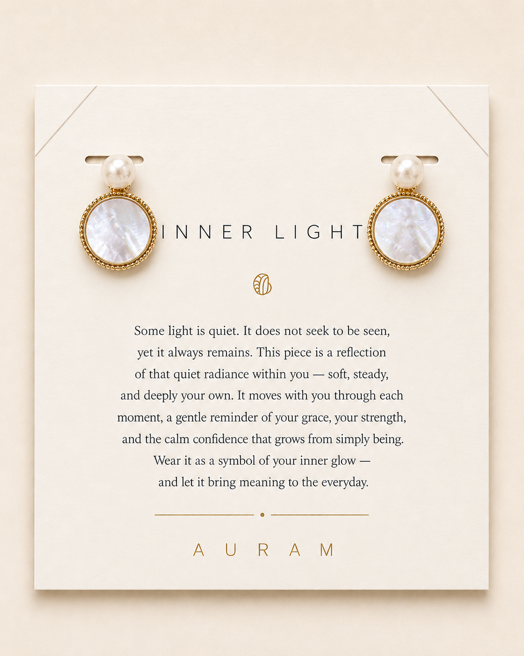 Moonlit Shell Pearl Earrings by AURAM with shell-inspired pearl styling