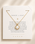 Shell Bloom Mother-of-Pearl Pendant Necklace by AURAM with floral shell-inspired pendant