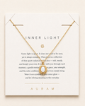Moon Cove Mother-of-Pearl Pendant Necklace by AURAM with moon-inspired shell pendant