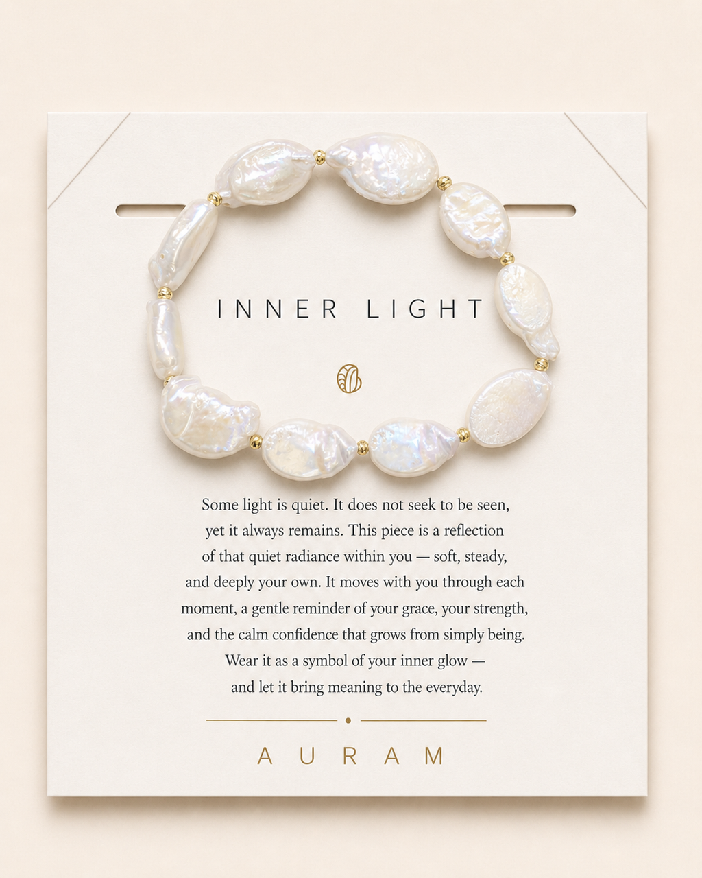 Baroque Pearl Charm Bracelet